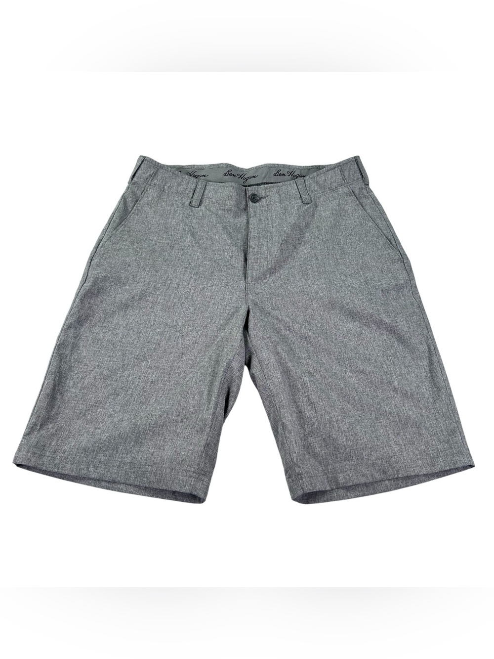 Ben Hogan Performance Golf Shorts Men’s 32 Gray Heather Sporty Preppy